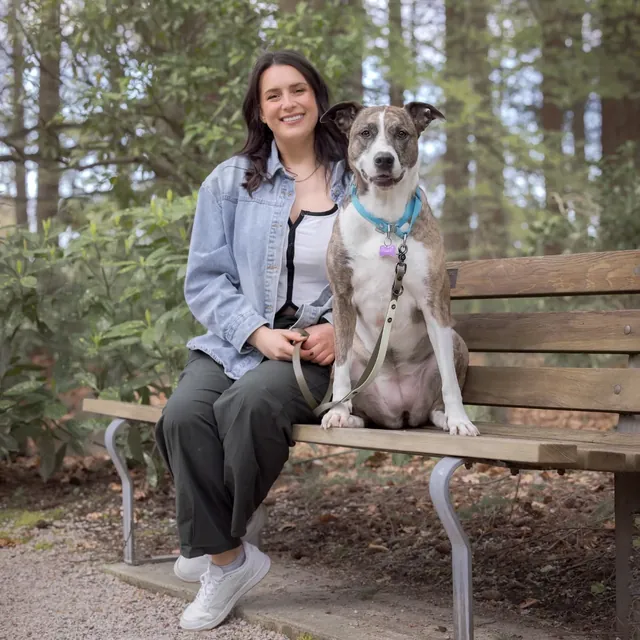Harley and I had so much fun getting our photos taken by @poochintheparkphotography. Bernise was so patient, k